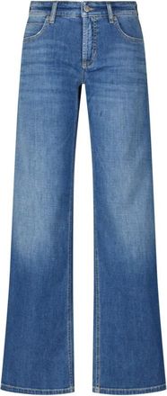 Cambio Comfort Fit Jeans Tess - Dames - Loose Fit Jeans - Blauw - S L33 - Katoen - Jeans