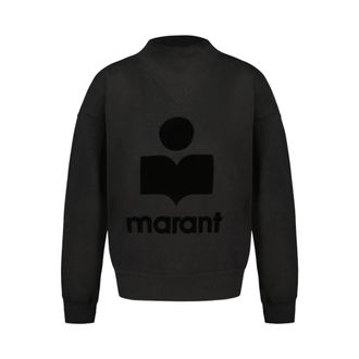 Isabel Marant Moby Sweatshirt - Dames - Sweatshirts - Zwart - 2XS - Katoen - Hoodies & sweatvesten