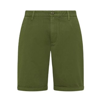 Sun 68 Bermuda Chino - Heren - Korte broeken - Groen - Maat: W38 Katoen