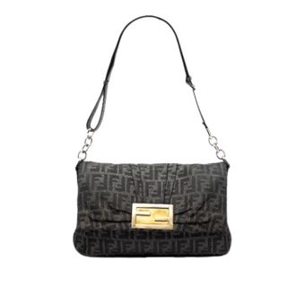 Fendi Pre-owned Shoulder Bags, female, Brown, Size: ONE SIZE Pre-owned Mia Shoulder Bag