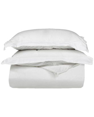 Superior 400 Thread Count Egyptian Cotton Solid Duvet Cover Set