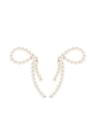 Beatriz Palacios half bow earrings - Gold