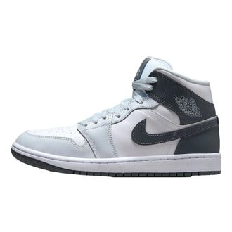 Nike Air Jordan 1 Mid White / Smoke Grey - Pure Platinum BQ6472-113 Womens