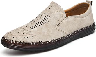 Generic Mens Trainers for Sport Air Mesh Slip On Walking Shoe Lightweight and Breathable Beach Shoes Barefoot Gym Fitness Outdoor Flat Jogging Running Driving