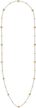 Burberry serling silver hollow-medallion necklace - Gold