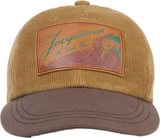 Jacquemus La Casquette Canard - unisex - Petten - Bruin - 56 CM - Katoen - Accessoires