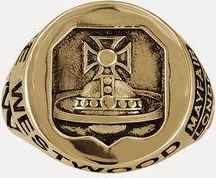 Vivienne Westwood Lancelot Chevalier Ring Antique-gold Antique-gold Unisex