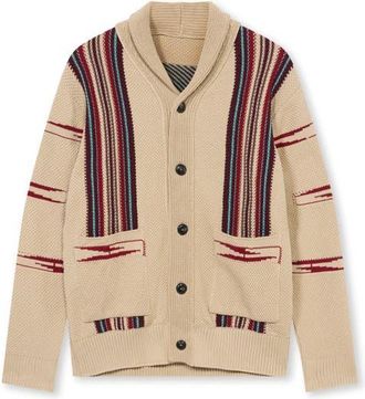 Fortela Henryc Navajo Cotton Cardigan at Nordstrom, Size Medium Eu