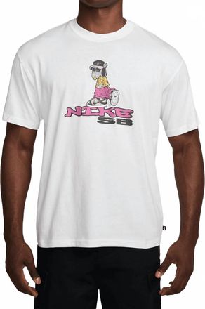 Nike Mens Sb Max Dog Skate Shirt In White