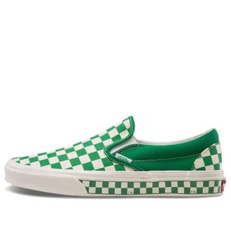 Vans Classic Slip-On Nextor Checkerboard - Jolly Green VN0A38F7PVC