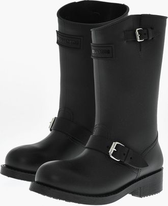 Dsquared2 Stivali Da Pioggia GOTHIC Con Fibbie Dsquared2