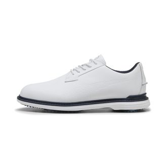 Puma Mens Royale Golf Shoes, White-deep Navy-Team Light Blue, 10 UK