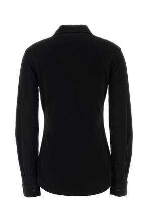 Christophe Lemaire Womens Black Viscose Shirt Exterior: Camicie