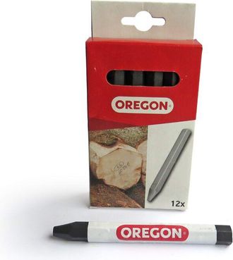 Oregon Scientific Multi Surface Marking Crayon - Confezione da 12 Pastelli Professionali con Struttura Antiscivolo a 6 Lati, Scrivono su Legno, Metallo, Cemento
