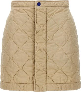 Burberry Dames, Rokken, Beige, Maat: 3XS Nylon