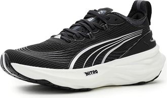 Puma Foreverrun Nitro 2 Running Shoes Womens Shoes Black/White : 10.5 B - Medium, Textile