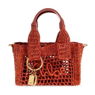 Chlo&eacute; Handbags, female, Red, Size: ONE SIZE Summer Banana Mini bag
