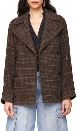Avec Les Filles Double Breasted Plaid Coat in Estate Plaid at Nordstrom Rack, Size X-Large