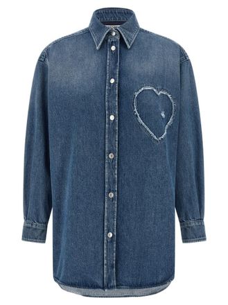 Moschino Blue Comfort Logo Shirt
