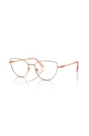 Swarovski 55mm Cat Eye optical glasses in Pink at Nordstrom