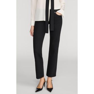 Frame Denim The Cigarette Low Rise Slim Straight Leg Jeans in Black at Nordstrom, Size 23