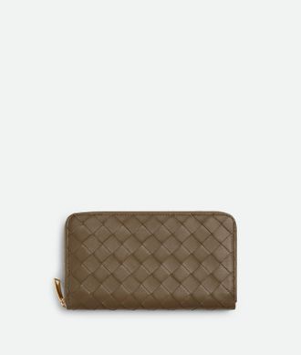Bottega Veneta Intrecciato Zip Around Wallet - Bottega Veneta
