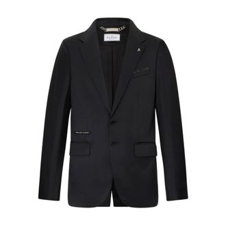Philipp Plein Formal Blazers, male, Black, Size: 4XL Blazer Gigolo Fit