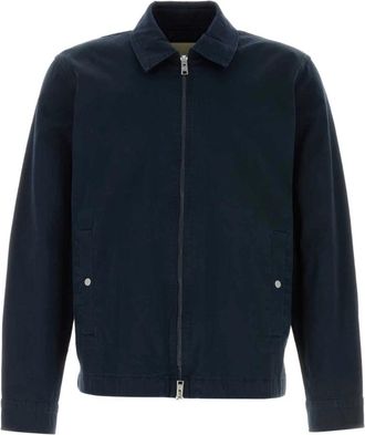 Woolrich Timber Shirt Jacket - Heren - Zomerjassen - Blauw - L - Katoen - Jassen