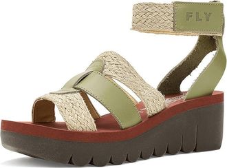 FLY London Yory430fly Womens Sandals Smog : EU 41 (US Womens 10-10.5) M, Leather