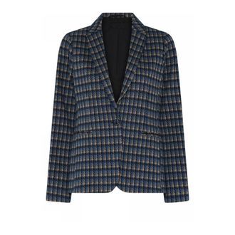C.Ro Classic Blue Check Blazer