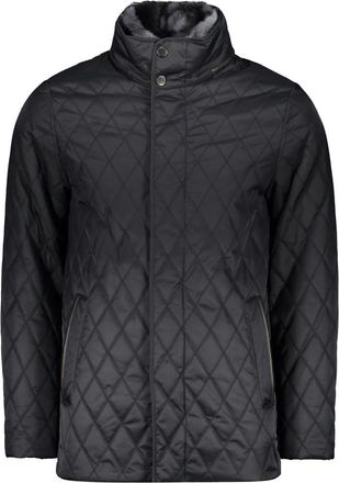 Paul & Shark Gewatteerde Jas met Konijnenbontkraag - Heren - Winterjassen - Blauw - 4XL - Polyester - Jassen