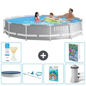 Intex Piscina Prism Frame Redonda - 366x76 Cm - 7-piezas S125