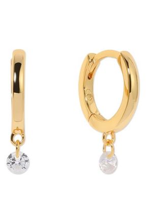 Girls Crew Dew You Huggie Hoop Earrings in Gold at Nordstrom