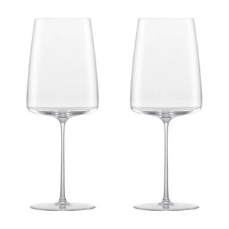 Schott Zwiesel Zwiesel Glas - Simplify Weinglas, fruchtig & fein, 555 ml (2er Set)
