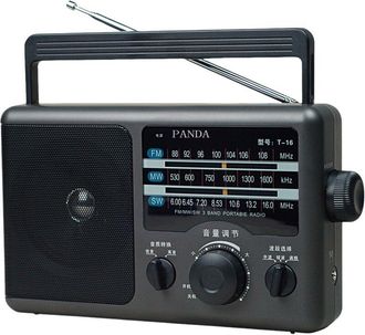 OEM Radio Port&aacute;til Am Fm Operada Por Bater&iacute;as O Radio Transistor De Ca Con Altavoz Grande, Conector Para Auriculares Est&aacute;ndar, Modo De Tono Alto/bajo, Bot