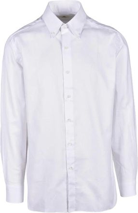LUIGI BORRELLI NAPOLI Cotton Shirt - White