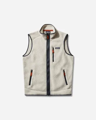 Patagonia Men s Retro Pile Vest Pelican / Smolder Blue
