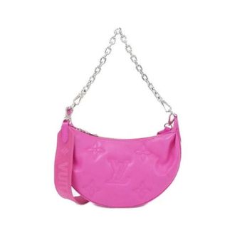 Louis Vuitton Pre-owned Bubblegram Over The Moon Calf Shoulder Bag - Dames - Pre-owned - Roze - Maat: ONE Size Leer