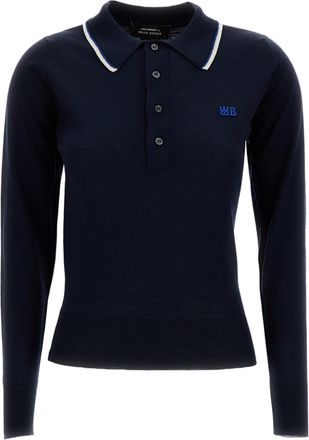 Wales Bonner Merino Wool Embroidered Logo Sweater