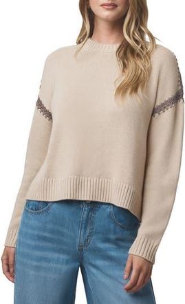 Splendid Greyson Relaxed Sweater in Camel/Cedar Brown at Nordstrom Rack, Size X-Large