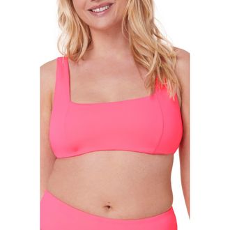 Andie Swim Havana Bikini Top in Neon Grapefruit at Nordstrom Rack, Size 3X-Large