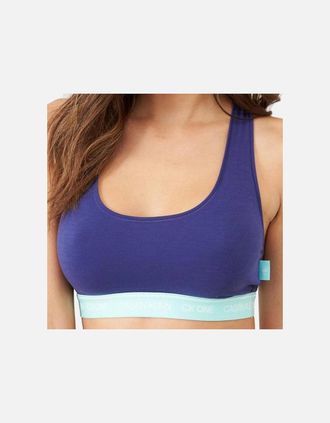 Calvin Klein Womens CK One Recycled Bottles Bralette, Blue Whale - Purple - Size: XS