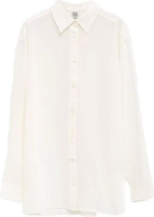 Toteme Camicia con colletto classico - Bianco