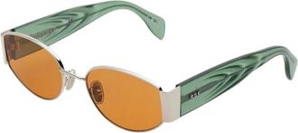 Retro Superfuture Sage Zonnebril - Heren - Zonnebrillen - Groen - 54 MM - Accessoires