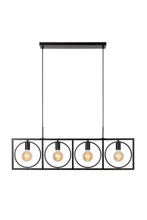 Netlighting Suus Classic Bar Pendant Light 4xE27 Black