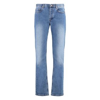 A.P.C. A.p.c. - Rechte broek - Heren - Jeans - Blauw - Maat: W30 Katoen