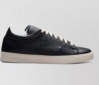 Kiton leather low-top sneakers