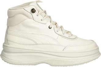 Puma Mayra Sneakers - Dames - Fitnessschoenen - Beige - 40 EU - Leer - Fitness