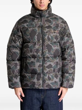 Carhartt Work in Progress Jack met camouflageprint - Grijs