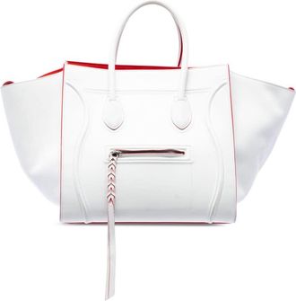 Celine Pre-owned Celine Medium Leather Phantom Luggage Tote Ladies MGECSUZT3T2RJD88